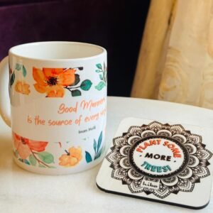 [Mug+Coaster] Good Manners + Plant Some More Trees