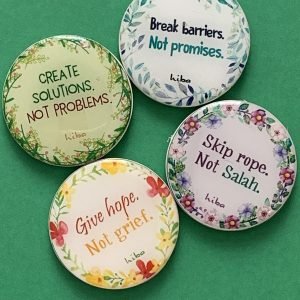 [Magnets Set of 4] Floral Messages (Positive Thinking)
