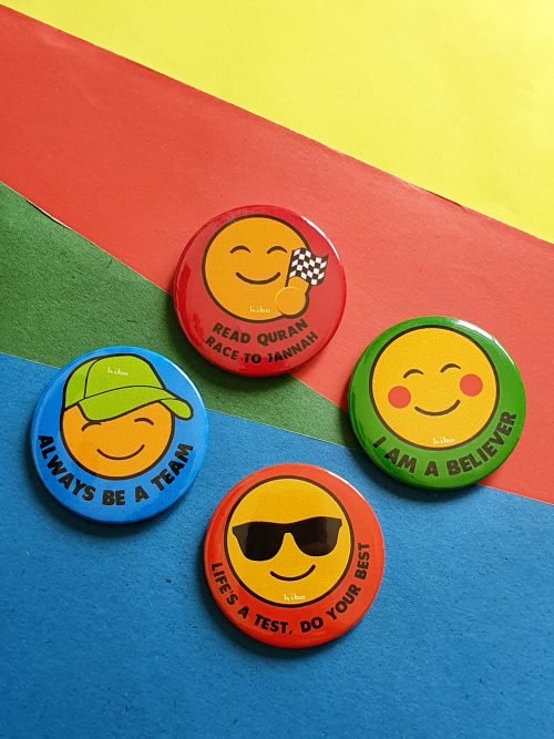 Badges [Set of 4] Race to Jannah