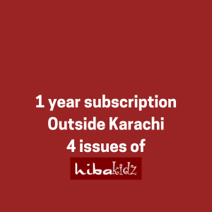 Subscription - hibakidz only (1 year - Outside Karachi)