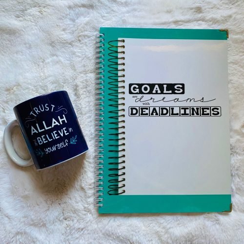 [Value Pack] A4 Notebook (Goals) and Mug