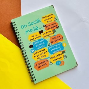 [A5 Notebook] Social Media Etiquette (Green)