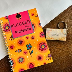 [Notebook + Keychain Pack] Plugged into Patience + Allah is With Me