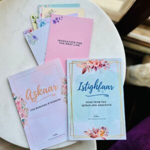 [Special Dua Pack] Azkaar Booklet + Istighfaar Booklet + 10 Dua Cards