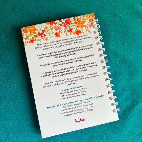 Find Your Centre (Goal Planner) - White Floral - Image 2