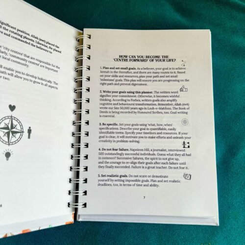 Find Your Centre (Goal Planner) - White Floral - Image 5