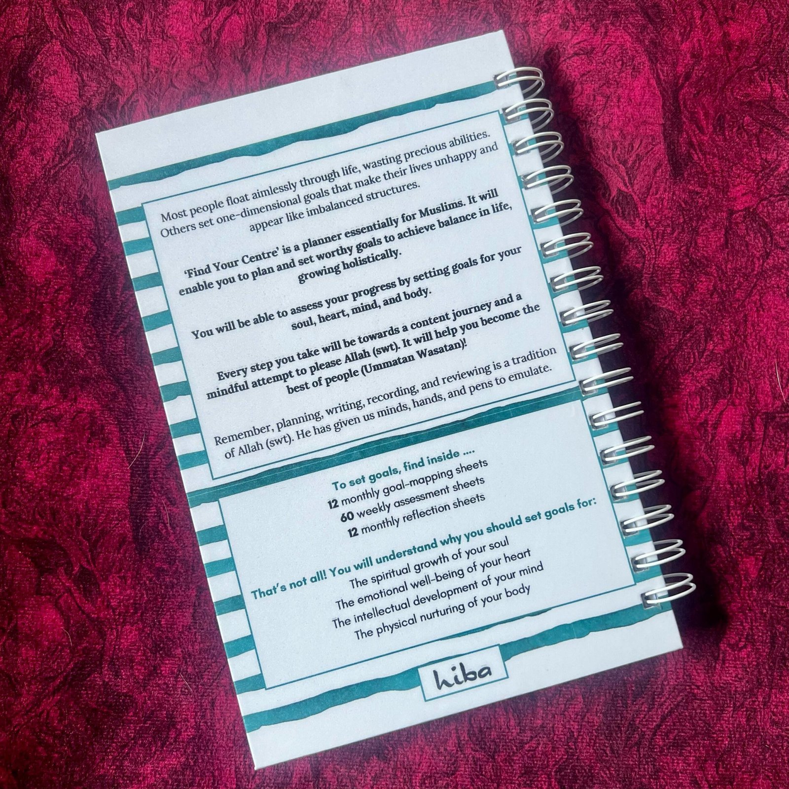 Find Your Centre (Goal Planner) - Striped - Image 2