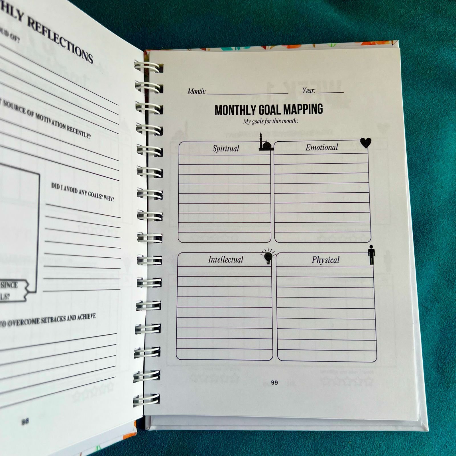 Find Your Centre (Goal Planner) - Navy Blue - Image 4