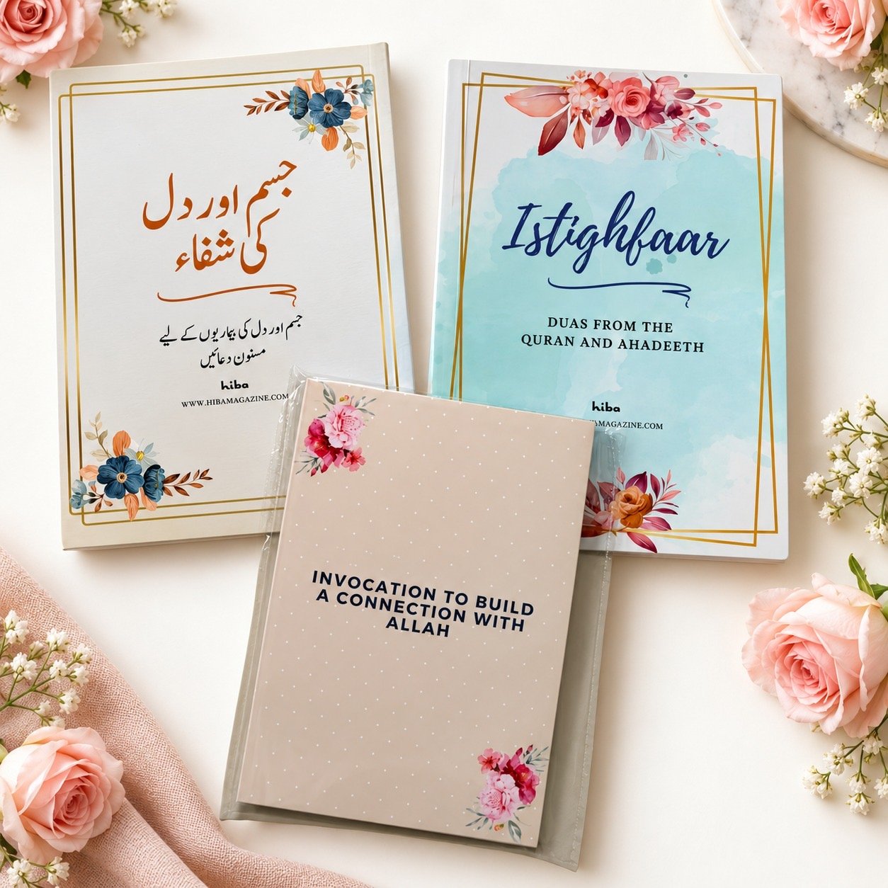 Ibadah Trio Pack [Istighfaar Booklet + Shifa Booklet +10 Dua Cards Power Pack]