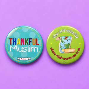 Badges [Set of 2] Thankful Muslim Pack